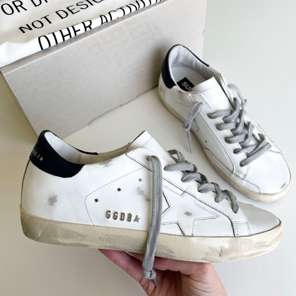SOLD Golden Goose Classic Superstar Leather Sneakers - Picture 1 of 9